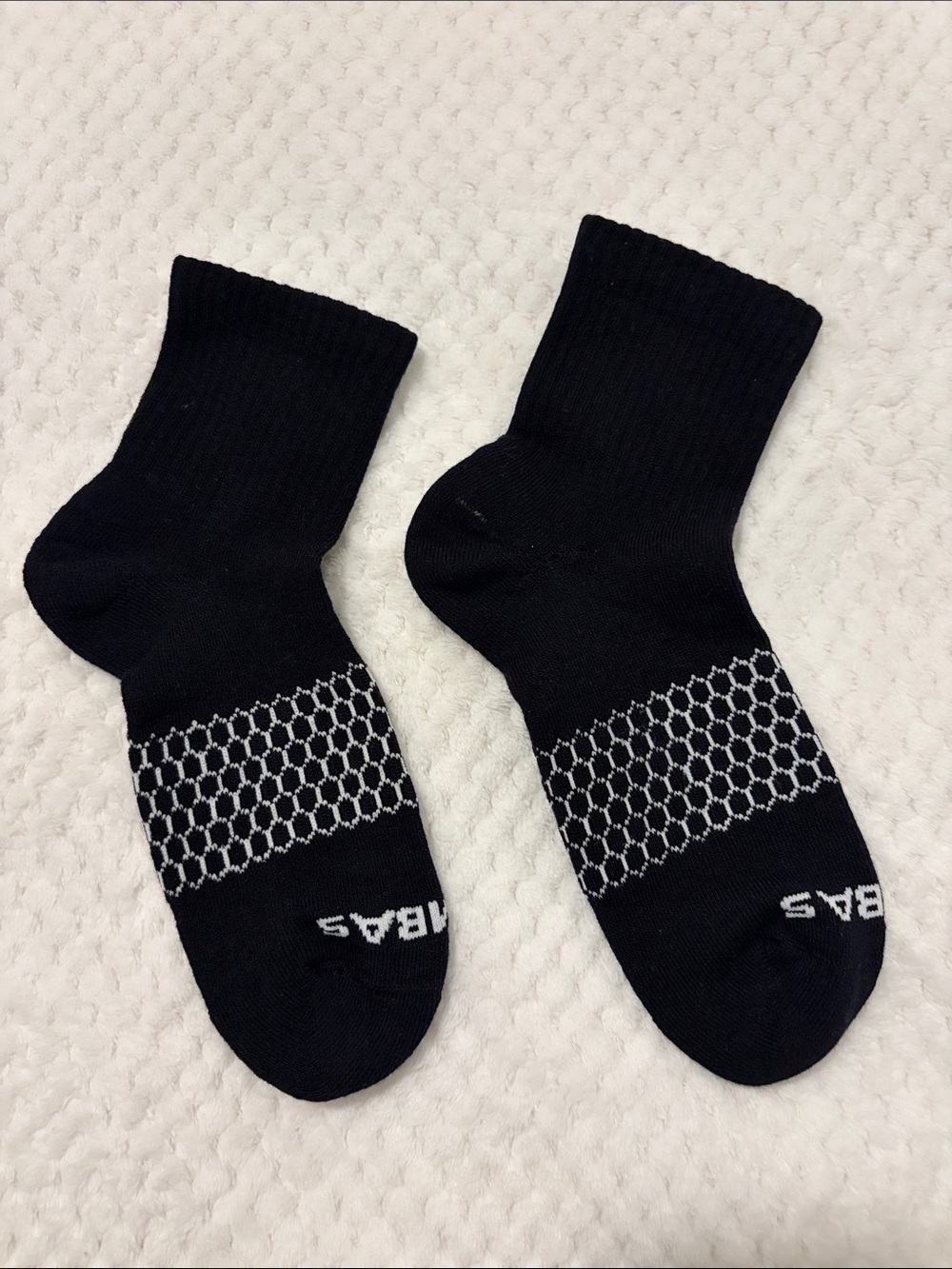 NWOT Bombas Women’s Quarter Cut Honeycomb Socks - 1 Pair Size Medium 8-10.5